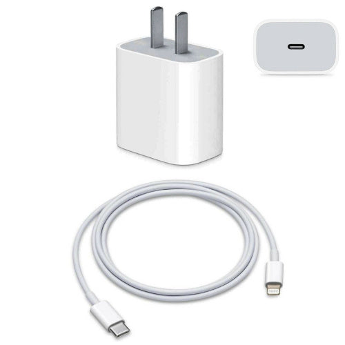 Ensemble Type-C - Lightning avec bloc 20w