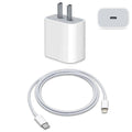 Ensemble Type-C - Lightning avec bloc 20w